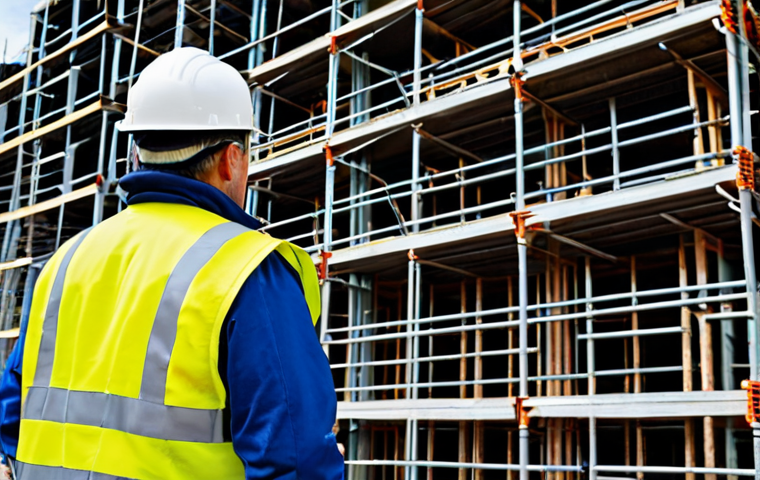 산업재해 관련 법률 및 규정 이해하기 - **

"A construction site safety inspection. A professional safety inspector, fully clothed in a high...